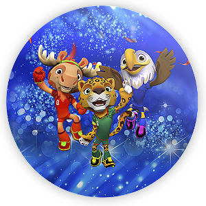 Capa Painel Redondo Sublimado - Copa Brasil