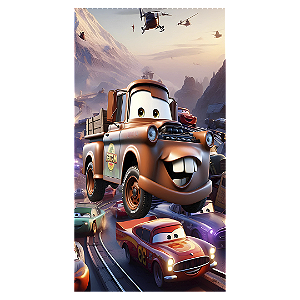 Capa Faixa Lateral Sublimado - Carros