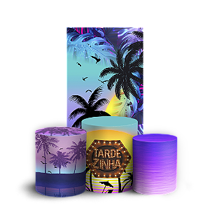 Capas Faixa Lateral e Trio Cilindro Sublimado Vest Facil - Tardezinha