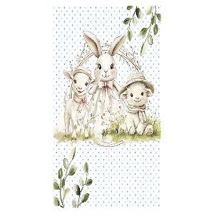 Capa Faixa Lateral Sublimado - Pascoa