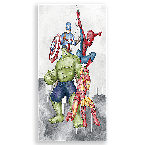 Capa Faixa Lateral Sublimado - Herois Vingadores