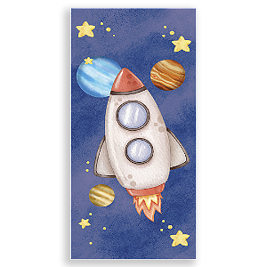 Capa Faixa Lateral Sublimado - Astronauta