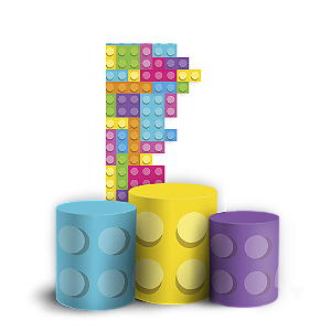 Capas Faixa Lateral e Trio Cilindro Sublimado Vest Facil - Lego