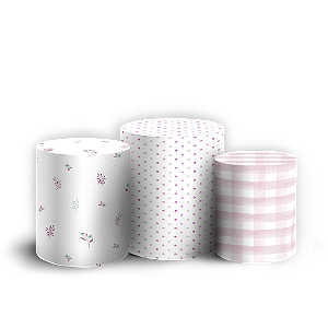 Capas Trio Cilindro Sublimado Vest Facil - Pascoa