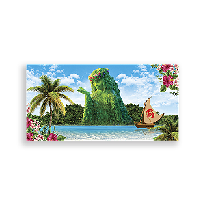 Capa Painel Retangular Sublimado - Moana