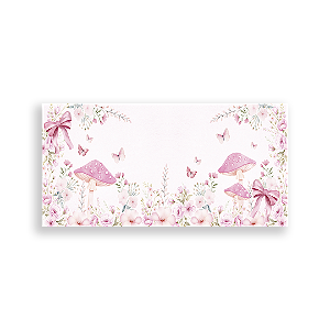 Capa Painel Retangular Sublimado - Floral Borboletas Laço