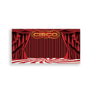 Capa Painel Retangular Sublimado - Circo