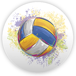 Capa Painel Redondo Sublimado - Vôlei