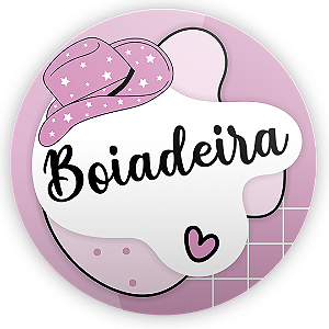 Capa Painel Redondo Sublimado - Boiadeira