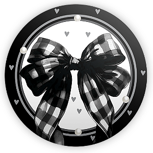 Capa Mini Painel Sublimado - Laços Preto