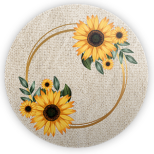Capa Mini Painel Sublimado - Girassol Floral