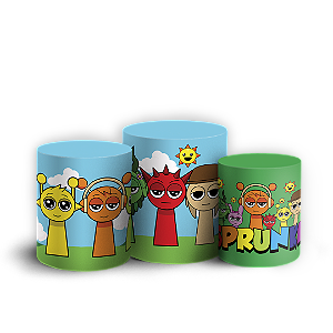 Capas Trio Cilindro Sublimado Vest Facil - Sprunki