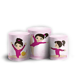 Capas Trio Cilindro Sublimado Vest Facil - Ginástica