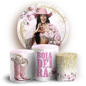 Capas Painel Redondo e Trio Cilindro Sublimado - Boiadeira