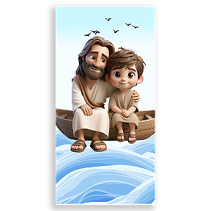 Capa Faixa Lateral Sublimado - Tu Es Pedro