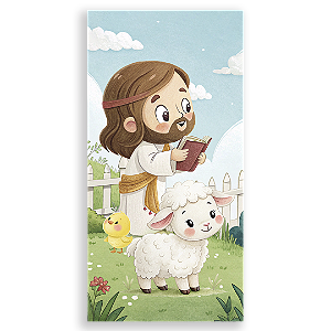 Capa Faixa Lateral Sublimado - Pascoa