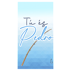 Capa Faixa Lateral Sublimado - Tu Es Pedro