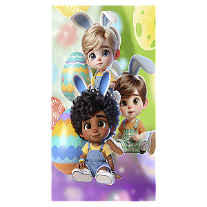 Capa Faixa Lateral Sublimado - Pascoa