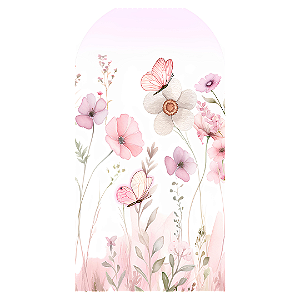 Capa Faixa Lateral Sublimado - Floral Jardim