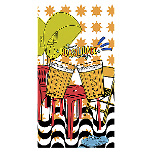 Capa Faixa Lateral Sublimado - Boteco Zeca