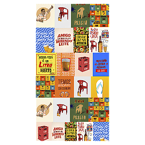 Capa Faixa Lateral Sublimado - Boteco Zeca