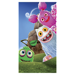 Capa Faixa Lateral Sublimado - My Singing Monsters