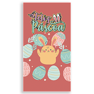 Capa Faixa Lateral Sublimado - Páscoa