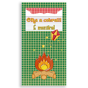 Capa Faixa Lateral Sublimado - Festa Junina