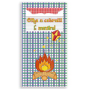 Capa Faixa Lateral Sublimado - Festa Junina