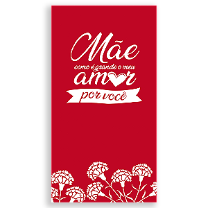 Capa Faixa Lateral Sublimado - Dia das Mães