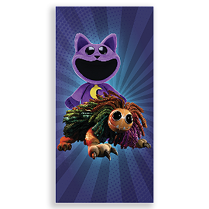 Capa Faixa Lateral Sublimado - Poppy Playtime