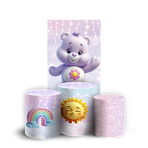 Capas Faixa Lateral e Trio Cilindro Sublimado Vest Facil - Ursinhos Carinhosos