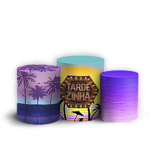 Capas Trio Cilindro Sublimado Vest Facil - Tardezinha