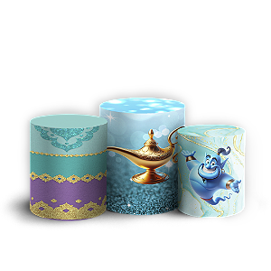 Capas Trio Cilindro Sublimado Vest Facil - Jasmine