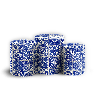 Capas Trio Cilindro Sublimado Vest Facil - Grécia