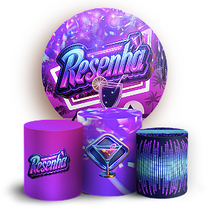 Capas Painel Redondo e Trio Cilindro Sublimado - Resenha