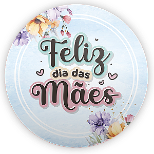 Capa Painel Redondo Sublimado - Dias das Mães