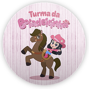 Capa Painel Redondo Sublimado - Ana Castela Turma da Boiadeirinha