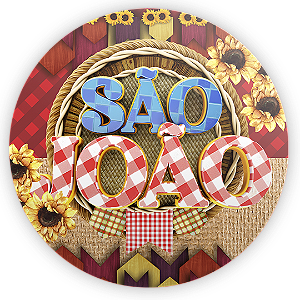 Capa Mini Painel Sublimado - Festa Junina