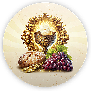 Capa Mini Painel Sublimado - Eucaristia