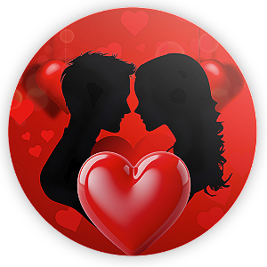 Capa Mini Painel Sublimado - Dia Dos Namorados