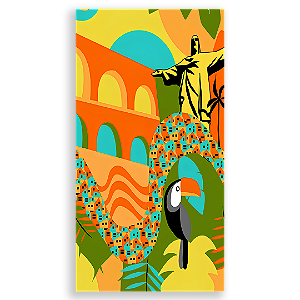 Capa Faixa Lateral Sublimado - Brasilidade