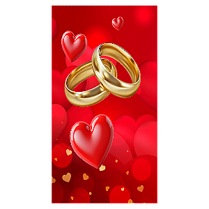 Capa Faixa Lateral Sublimado - Dia Dos Namorados