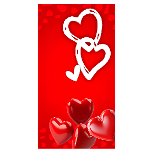 Capa Faixa Lateral Sublimado - Dia Dos Namorados