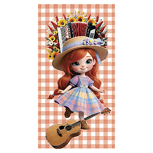 Capa Faixa Lateral Sublimado - Festa Junina