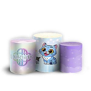 Capas Trio Cilindro Sublimado Vest Facil - K Pop Aquarela