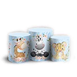 Capas Trio Cilindro Sublimado Vest Facil - Safari