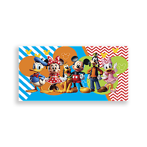 Capa Painel Retangular Sublimado - Turma do Mickey