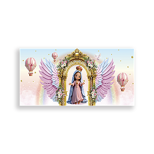 Capa Painel Retangular Sublimado - Santas