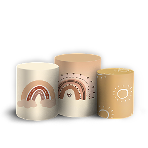 Capas Trio Cilindro Sublimado Vest Facil - Volta Ao Sol